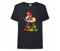 Футболка Супер Марио 6 (Super Mario) черная (SMar blc-07) 116 см Футболка Супер Марио 6 (Super Mario) черная (SMar blc-07) 116 см