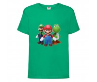 Футболка Супер Марио 7 (Super Mario) зеленая (SMar grn-1) 116 см Футболка Супер Марио 7 (Super Mario) зеленая (SMar grn-1) 116 см