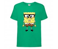 Футболка Спанч Боб 30 (Sponge Bob) зеленая Футболка Спанч Боб 30 (Sponge Bob) зеленая
