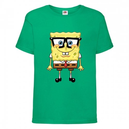 Футболка Спанч Боб 30 (Sponge Bob) зеленая Футболка Спанч Боб 30 (Sponge Bob) зеленая