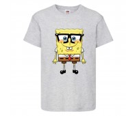 Футболка Спанч Боб 30 (Sponge Bob) серая Футболка Спанч Боб 30 (Sponge Bob) серая