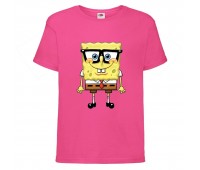 Футболка Спанч Боб 30 (Sponge Bob) розовая 116 см