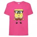 Футболка Спанч Боб 30 (Sponge Bob) розовая 116 см