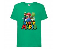 Футболка Супер Марио 8 (Super Mario) зеленая (SMar grn-2) 116 см Футболка Супер Марио 8 (Super Mario) зеленая (SMar grn-2) 116 см