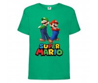Футболка Супер Марио 9 (Super Mario) зеленая (SMar grn-3) 116 см Футболка Супер Марио 9 (Super Mario) зеленая (SMar grn-3) 116 см
