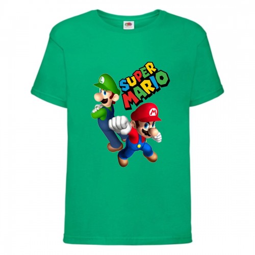 Футболка Супер Марио 11 (Super Mario) зеленая (SMar grn-5) 164 см Футболка Супер Марио 11 (Super Mario) зеленая (SMar grn-5) 164 см