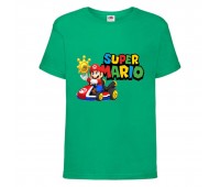 Футболка Супер Марио 15 (Super Mario) зеленая (SMar grn-9) 116 см Футболка Супер Марио 15 (Super Mario) зеленая (SMar grn-9) 116 см