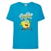 Футболка Спанч Боб 31 (Sponge Bob) голубая Футболка Спанч Боб 31 (Sponge Bob) голубая
