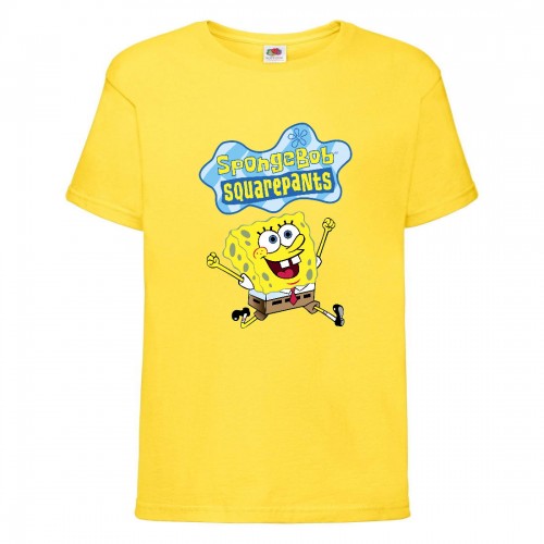 Футболка Спанч Боб 31 (Sponge Bob) желтая Футболка Спанч Боб 31 (Sponge Bob) желтая