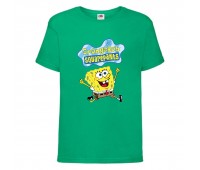 Футболка Спанч Боб 31 (Sponge Bob) зеленая Футболка Спанч Боб 31 (Sponge Bob) зеленая