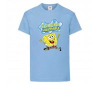 Футболка Спанч Боб 31 (Sponge Bob) светло-голубая Футболка Спанч Боб 31 (Sponge Bob) светло-голубая