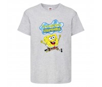Футболка Спанч Боб 31 (Sponge Bob) серая Футболка Спанч Боб 31 (Sponge Bob) серая