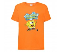 Футболка Спанч Боб 31 (Sponge Bob) оранжевая 116 см