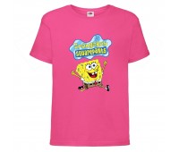 Футболка Спанч Боб 31 (Sponge Bob) розовая 116 см