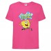 Футболка Спанч Боб 31 (Sponge Bob) розовая 116 см