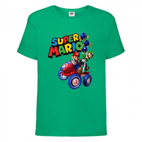 Футболка Супер Марио (Super Mario) зеленая (SMar grn-01) 116 см Футболка Супер Марио (Super Mario) зеленая (SMar grn-01) 116 см