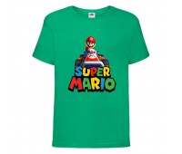 Футболка Супер Марио 2 (Super Mario) зеленая (SMar grn-03) 116 см Футболка Супер Марио 2 (Super Mario) зеленая (SMar grn-03) 116 см