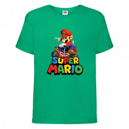 Футболка Супер Марио 3 (Super Mario) зеленая (SMar grn-04) 116 см Футболка Супер Марио 3 (Super Mario) зеленая (SMar grn-04) 116 см