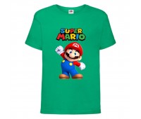 Футболка Супер Марио 5 (Super Mario) зеленая (SMar grn-06) 116 см Футболка Супер Марио 5 (Super Mario) зеленая (SMar grn-06) 116 см