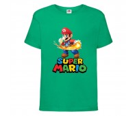 Футболка Супер Марио 6 (Super Mario) зеленая (SMar grn-07) 116 см Футболка Супер Марио 6 (Super Mario) зеленая (SMar grn-07) 116 см
