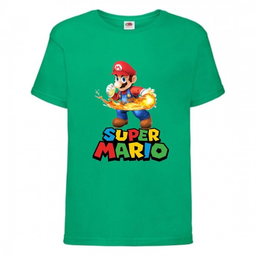 Футболка Супер Марио 6 (Super Mario) зеленая (SMar grn-07) 116 см Футболка Супер Марио 6 (Super Mario) зеленая (SMar grn-07) 116 см
