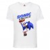 Футболка детская Соник удар ногой (SONIC) белая (snc  wh-1) 164 см