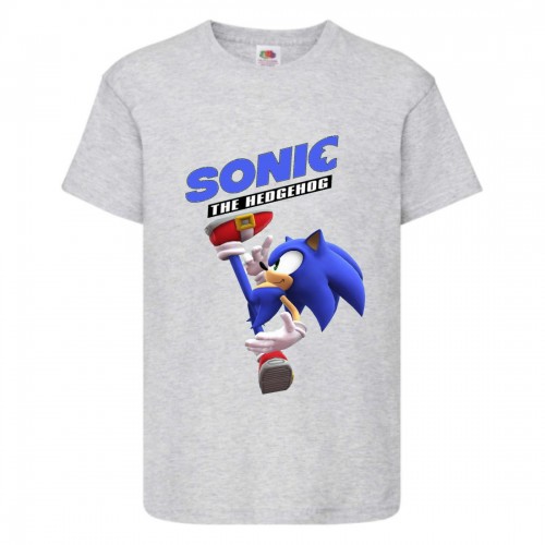 Футболка детская Соник удар ногой (SONIC) серая (snc gr-1) 152 см Футболка детская Соник удар ногой (SONIC) серая (snc gr-1) 152 см