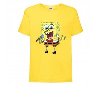 Футболка Спанч Боб 32 (Sponge Bob) желтая Футболка Спанч Боб 32 (Sponge Bob) желтая