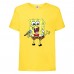Футболка Спанч Боб 32 (Sponge Bob) желтая Футболка Спанч Боб 32 (Sponge Bob) желтая