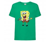 Футболка Спанч Боб 32 (Sponge Bob) зеленая 104 см Футболка Спанч Боб 32 (Sponge Bob) зеленая 104 см