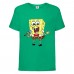 Футболка Спанч Боб 32 (Sponge Bob) зеленая 128 см Футболка Спанч Боб 32 (Sponge Bob) зеленая 128 см
