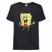 Футболка Спанч Боб 32 (Sponge Bob) черная Футболка Спанч Боб 32 (Sponge Bob) черная