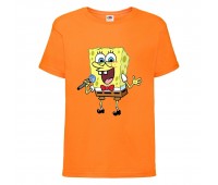 Футболка Спанч Боб 32 (Sponge Bob) оранжевая 140 см