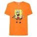 Футболка Спанч Боб 32 (Sponge Bob) оранжевая 140 см