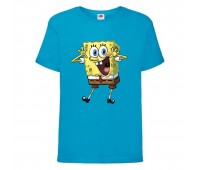 Футболка Спанч Боб 33 (Sponge Bob) голубая 116 р-р Футболка Спанч Боб 33 (Sponge Bob) голубая 116 р-р