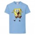 Футболка Спанч Боб 33 (Sponge Bob) светло-голубая Футболка Спанч Боб 33 (Sponge Bob) светло-голубая