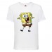Футболка Спанч Боб 33 (Sponge Bob) белая 164 см