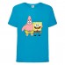Футболка Спанч Боб 34 (Sponge Bob) голубая Футболка Спанч Боб 34 (Sponge Bob) голубая