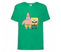 Футболка Спанч Боб 34 (Sponge Bob) зеленая Футболка Спанч Боб 34 (Sponge Bob) зеленая