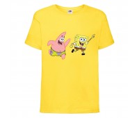 Футболка Спанч Боб 35 (Sponge Bob) желтая Футболка Спанч Боб 35 (Sponge Bob) желтая