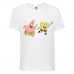 Футболка Спанч Боб 35 (Sponge Bob) белая 164 см