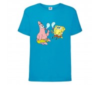 Футболка Спанч Боб 36 (Sponge Bob) голубая 104 см Футболка Спанч Боб 36 (Sponge Bob) голубая 104 см