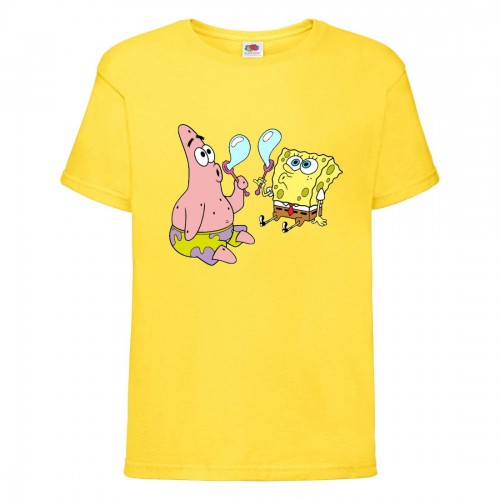 Футболка Спанч Боб 36 (Sponge Bob) желтая 116 р-р Футболка Спанч Боб 36 (Sponge Bob) желтая 116 р-р