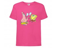 Футболка Спанч Боб 36 (Sponge Bob) розовая 152 см