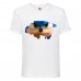 Футболка детская Соник глаза (SONIC) белая (snc  wh-2) 152 см