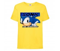 Футболка детская Соник лицо (SONIC) Желтая (snc  yl-4) 140 см