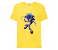 Футболка детская Соник с кольцом (SONIC) Желтая (snc  yl-5) 116 см