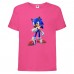 Футболка детская Соник и пламя (SONIC) розовая (snc  pnc-3) 116 см