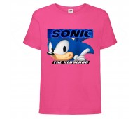 Футболка детская Соник лицо (SONIC) розовая (snc  pnc-4) 116 см