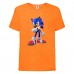 Футболка детская Соник и пламя (SONIC) оранжевая (snc  or-3) 128 см